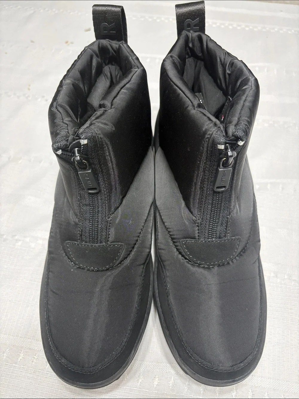 Pajar Gala Front Zip Platform Ankle Snow Booties Black Waterproof Women's-Size 9